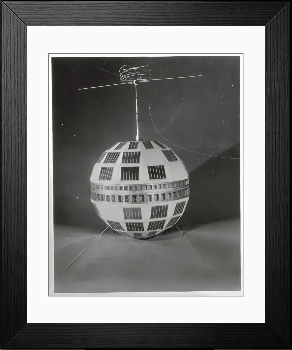 Framed Print : View Of Satellite Telstar