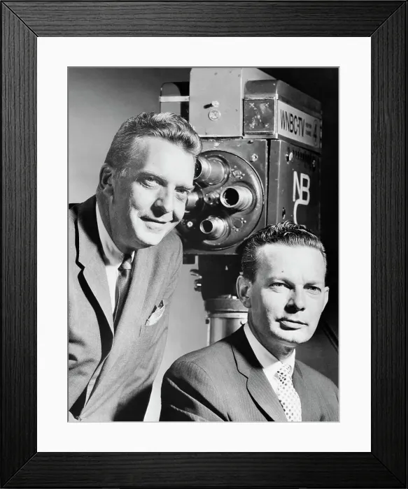 Framed Print : Chet Huntley and David Brinkley Framed Print : Chet Huntley and David Brinkley
