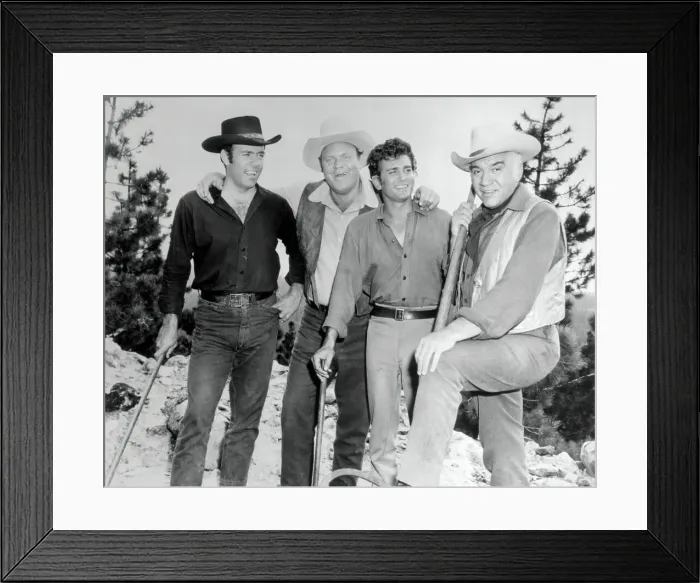 Framed Print : Cast Members of Bonanza Framed Print : Cast Members of Bonanza