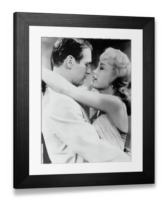 Framed Print : Portrait of Paul Newman and Barbara Eden Framed Print : Portrait of Paul Newman and Barbara Eden