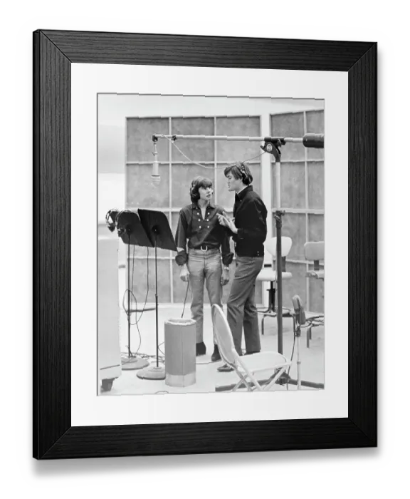 Framed Print : Davy Jones and Mickey Dolenz Framed Print : Davy Jones and Mickey Dolenz