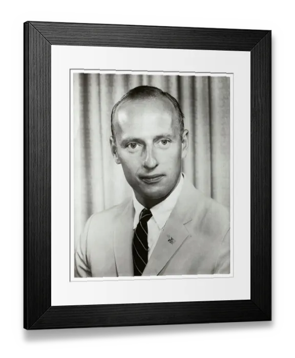 Framed Print : Portrait of Astronaut Charles Conrad Jr Framed Print : Portrait of Astronaut Charles Conrad Jr