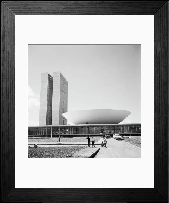 Framed Print : Brazil's National Congress Building Framed Print : Brazil's National Congress Building