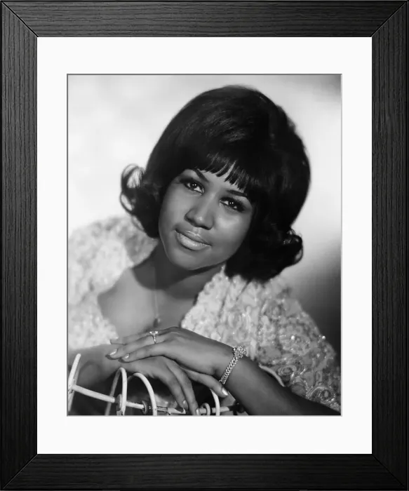 Framed Print : Aretha Franklin Framed Print : Aretha Franklin