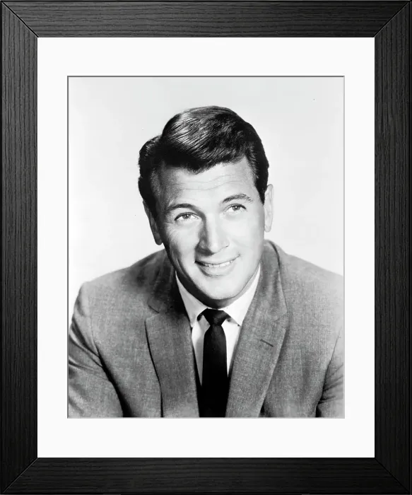 Framed Print : Rock Hudson in Suit and Tie Framed Print : Rock Hudson in Suit and Tie