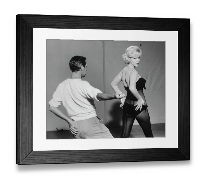 Framed Print : Marilyn Monroe Dancing with Jack Cole Framed Print : Marilyn Monroe Dancing with Jack Cole