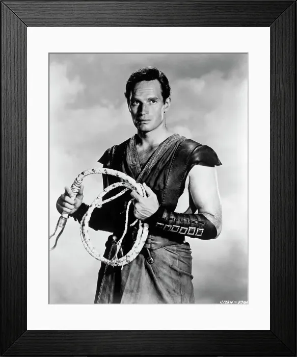 Framed Print : Charlton Heston as Ben Hur Framed Print : Charlton Heston as Ben Hur