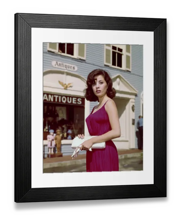 Framed Print : Portrait of Barbara Perkins in Peyton Place Framed Print : Portrait of Barbara Perkins in Peyton Place