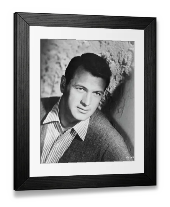 Framed Print : Rock Hudson in Casual Dress Framed Print : Rock Hudson in Casual Dress