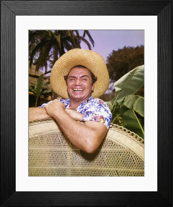 Framed Print : Portrait of Actor Ernest Borgnine Framed Print : Portrait of Actor Ernest Borgnine