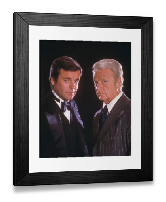 Framed Print : Portrait of Robert Wagner and Eddie Albert Framed Print : Portrait of Robert Wagner and Eddie Albert
