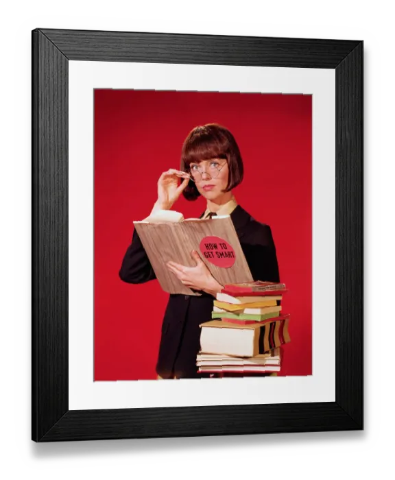 Framed Print : Barbara Feldon Framed Print : Barbara Feldon