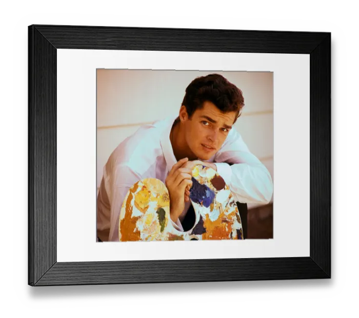 Framed Print : Portrait of Richard Beymer