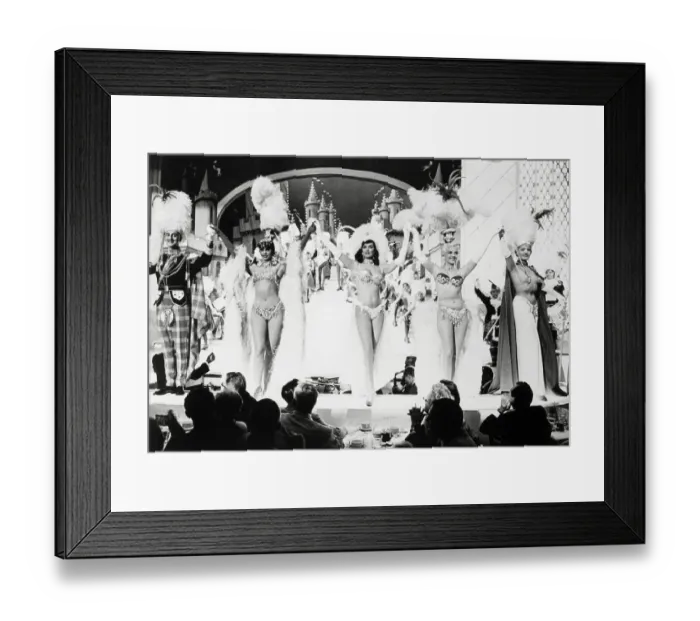 Framed Print : Follies on Stage at Nightclub Framed Print : Follies on Stage at Nightclub