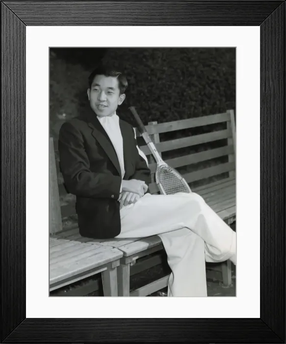 Framed Print : Prince Akihito Relaxing Framed Print : Prince Akihito Relaxing