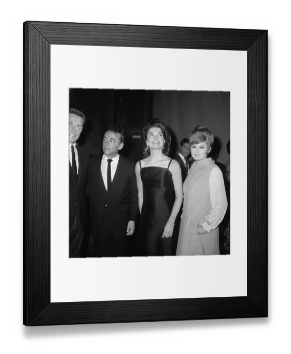 Framed Print : John Cullum and Alan Jay Lerner with Jackie Kennedy and Barbara Harris Framed Print : John Cullum and Alan Jay Lerner with Jackie Kennedy and Barbara Harris
