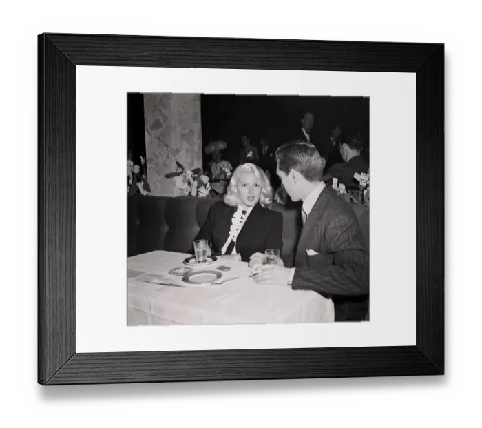Framed Print : Lana Turner with Bob Hutton Framed Print : Lana Turner with Bob Hutton