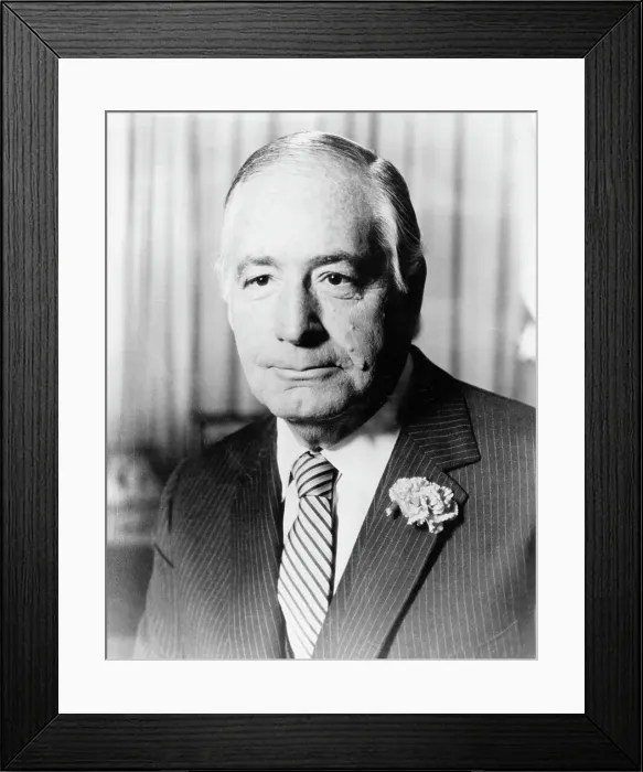 Framed Print : Portrait of Publisher Walter Hubert Annenberg in Suit Framed Print : Portrait of Publisher Walter Hubert Annenberg in Suit