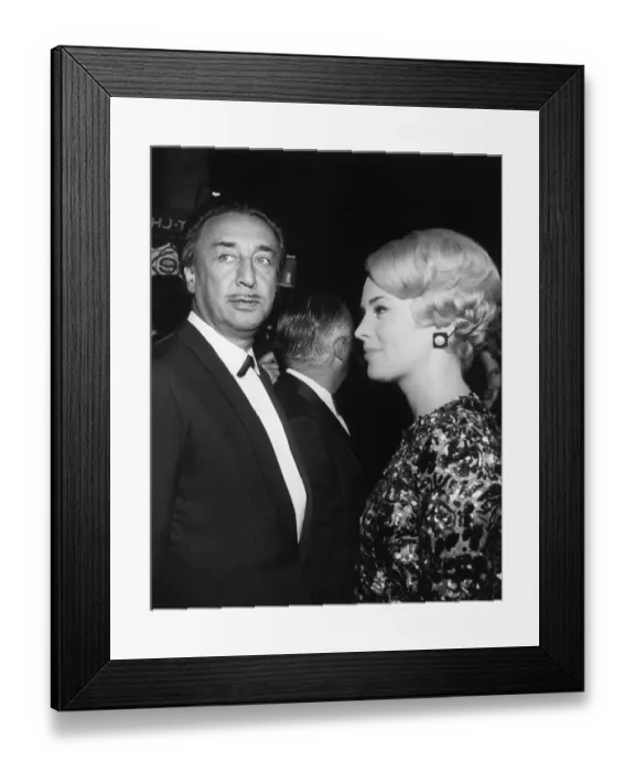 Framed Print : Romain Gary with Jean Seberg Framed Print : Romain Gary with Jean Seberg