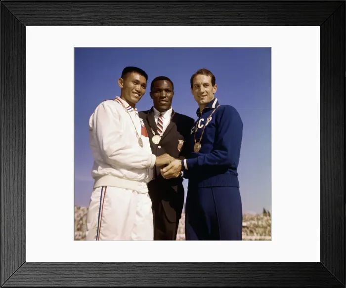 Framed Print : Decathlon Medalists at Rome Olympics Framed Print : Decathlon Medalists at Rome Olympics
