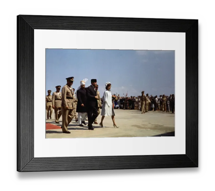 Framed Print : Jacqueline Kennedy and Entourage on Pakistan Tour Framed Print : Jacqueline Kennedy and Entourage on Pakistan Tour