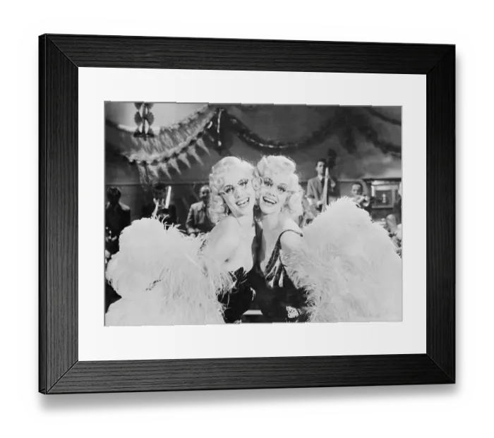 Framed Print : Twins Performing Parody of Marilyn Monroe Framed Print : Twins Performing Parody of Marilyn Monroe