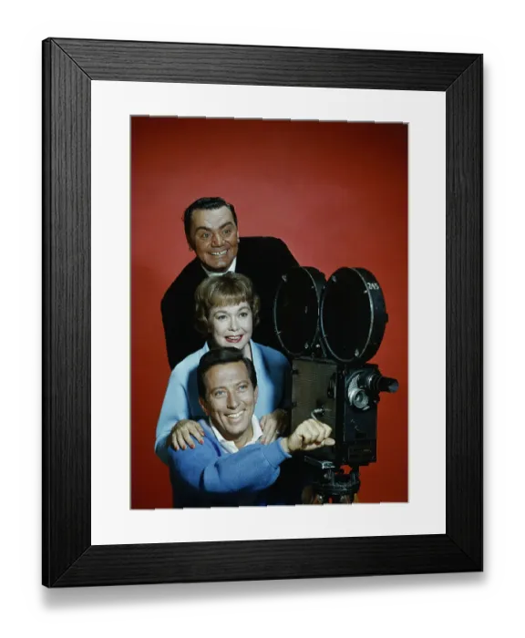 Framed Print : Actors Posing on Andy Williams Show Framed Print : Actors Posing on Andy Williams Show
