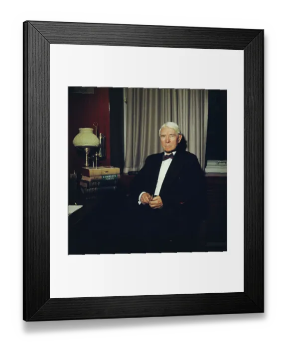 Framed Print : Portrait of Carl Sandburg Framed Print : Portrait of Carl Sandburg