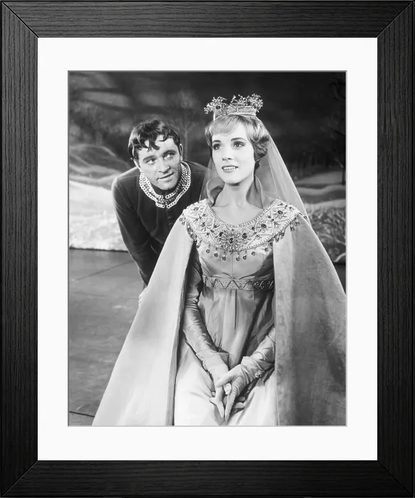 Framed Print : Julie Andrews and Richard Burton in Camelot Framed Print : Julie Andrews and Richard Burton in Camelot