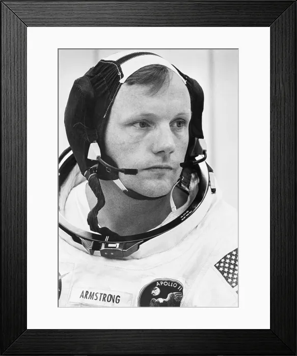 Framed Print : Neil Armstrong Wearing Space Suit Framed Print : Neil Armstrong Wearing Space Suit