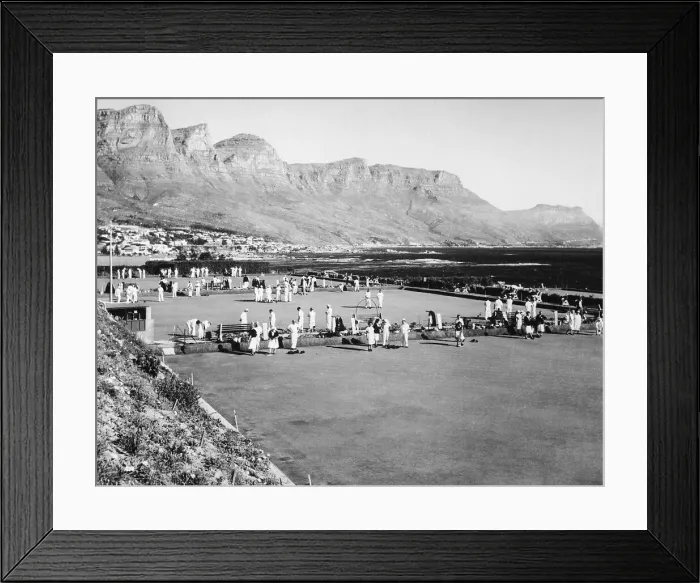 Framed Print : Lawn Bowling in Cape Town Framed Print : Lawn Bowling in Cape Town