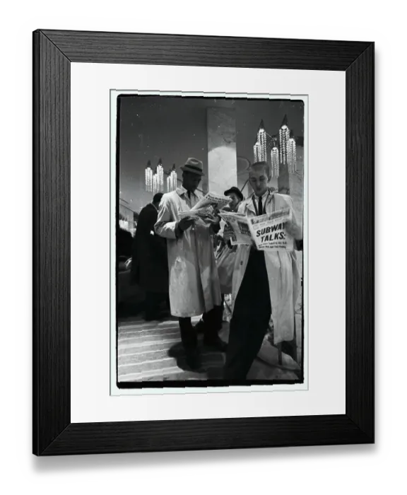 Framed Print : Oscar Robertson Reading Newspaper Framed Print : Oscar Robertson Reading Newspaper