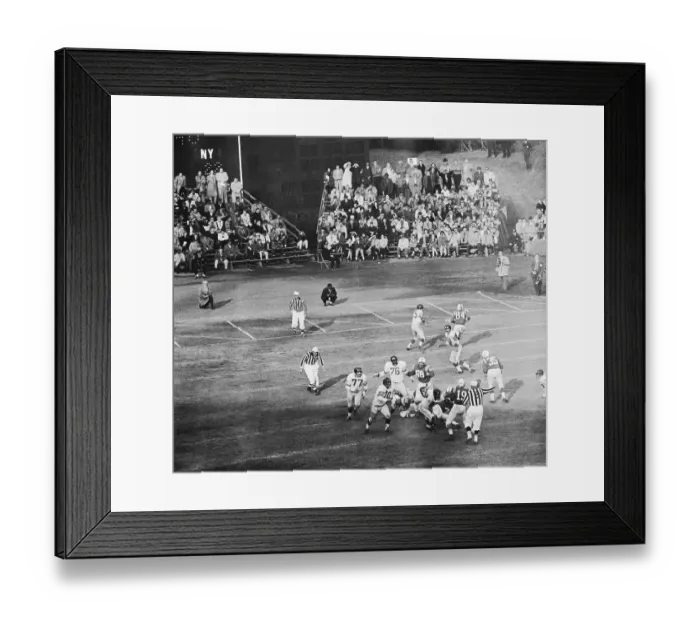 Framed Print : Johnny Unitas Passing Football Framed Print : Johnny Unitas Passing Football