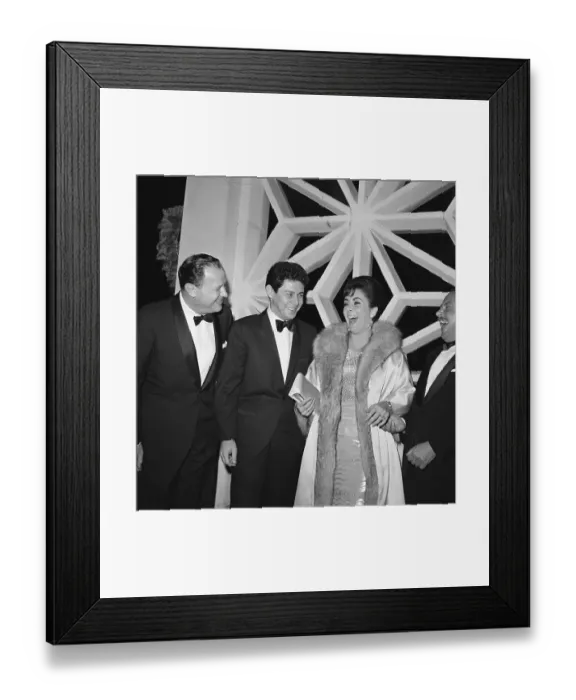 Framed Print : Eddie Fisher and Elizabeth Taylor Arriving at Theater Framed Print : Eddie Fisher and Elizabeth Taylor Arriving at Theater