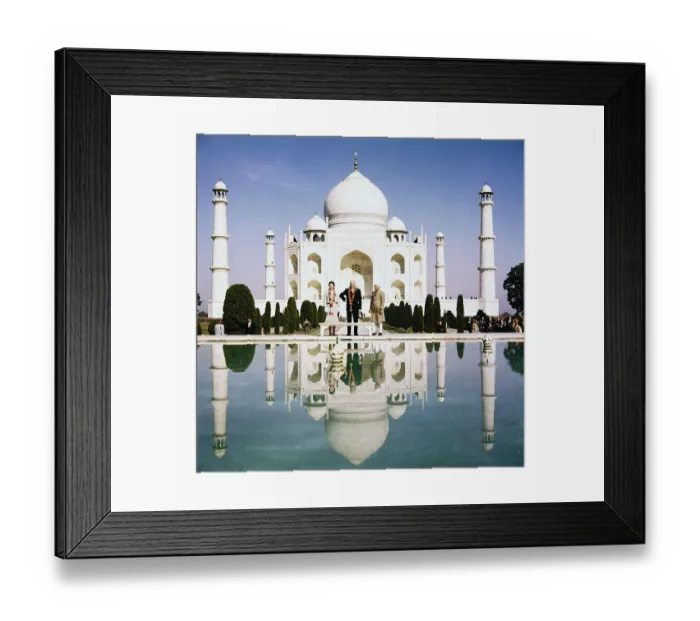 Framed Print : Dwight Eisenhower and Wife at Taj Mahal Framed Print : Dwight Eisenhower and Wife at Taj Mahal