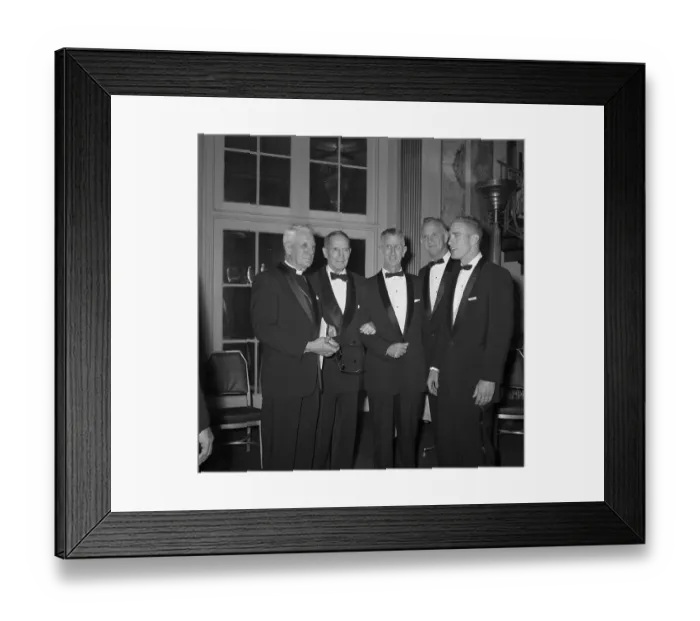 Framed Print : General MacArthur at Football Dinner Framed Print : General MacArthur at Football Dinner