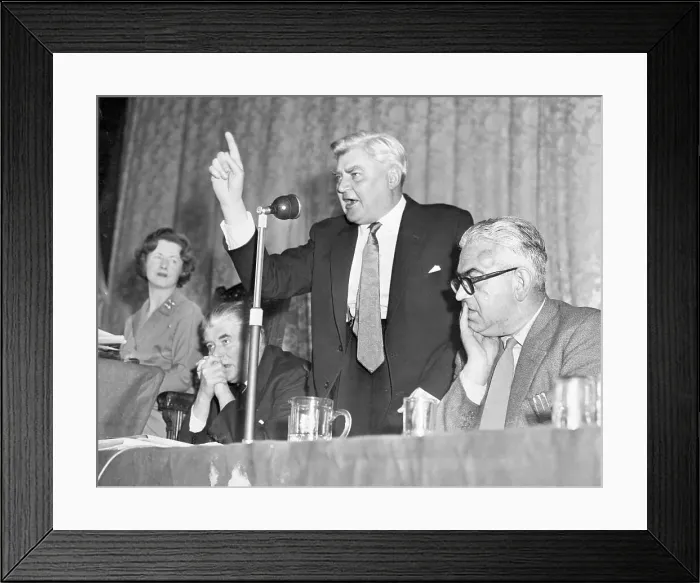 Framed Print : British Politician Making a Point Framed Print : British Politician Making a Point