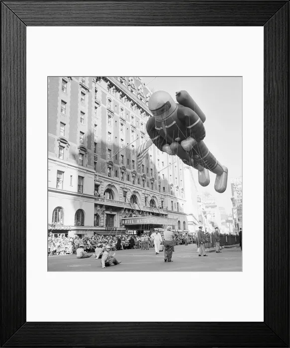 Framed Print : Spaceman Balloon in Thanksgiving Day Parade Framed Print : Spaceman Balloon in Thanksgiving Day Parade