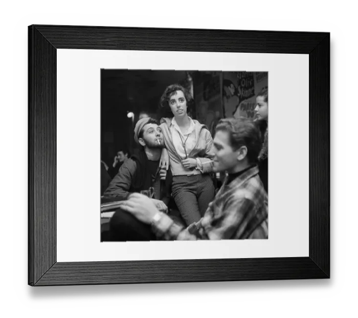 Framed Print : Greenwich Village Beatniks Framed Print : Greenwich Village Beatniks