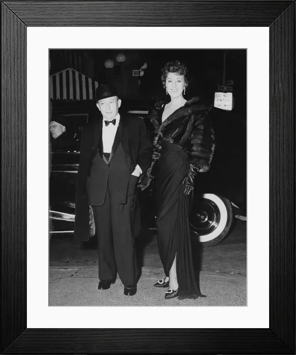 Framed Print : Billy Rose and Gypsy Rose Lee Framed Print : Billy Rose and Gypsy Rose Lee