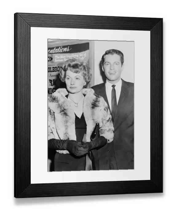 Framed Print : Lucille Ball and Bob Osbourne Framed Print : Lucille Ball and Bob Osbourne
