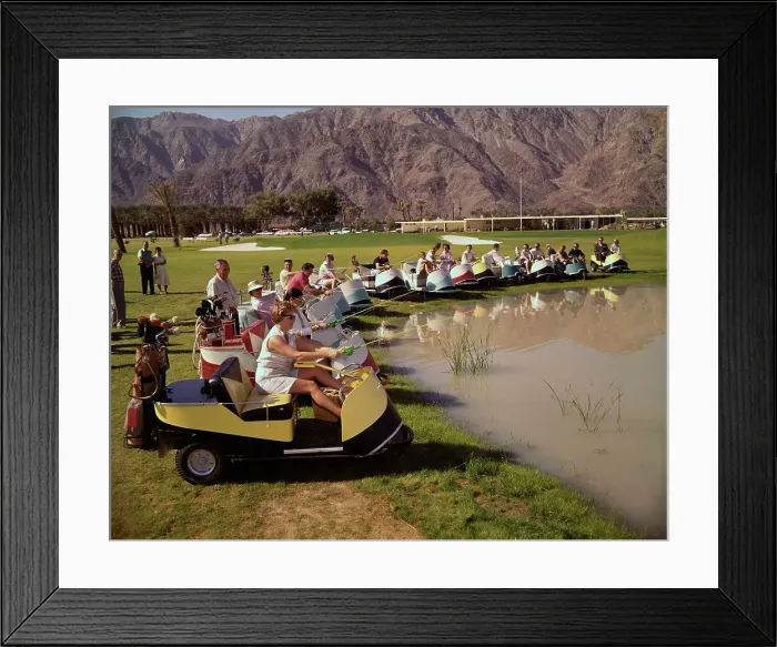 Framed Print : Famous Hollywood Couples on Golf Course Framed Print : Famous Hollywood Couples on Golf Course