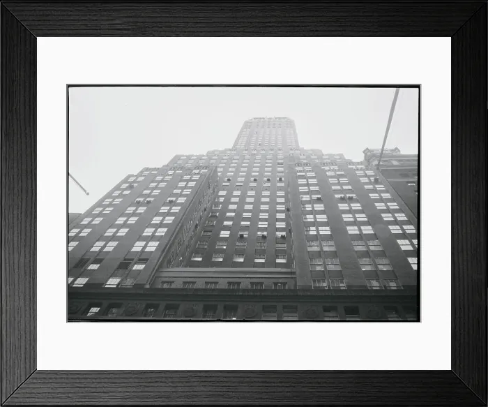 Framed Print : Wall Street Skyscraper Building Framed Print : Wall Street Skyscraper Building