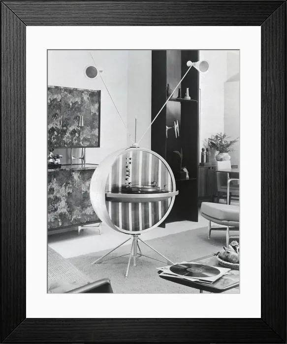 Framed Print : Futuristic Stereo Prototype Framed Print : Futuristic Stereo Prototype