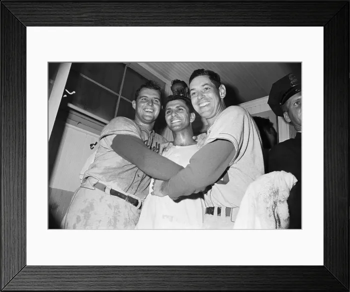 Framed Print : Drysdale Chuck Essegian John Klippstein Framed Print : Drysdale Chuck Essegian John Klippstein