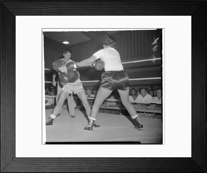 Framed Print : Female Boxers Framed Print : Female Boxers