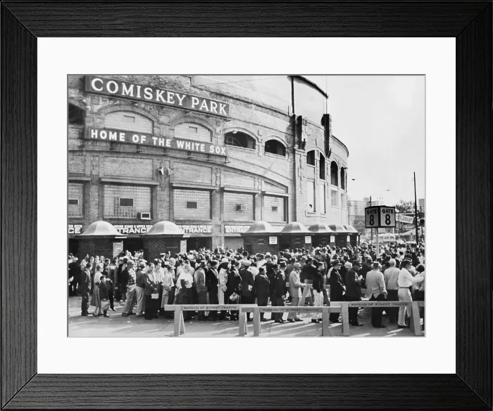 Framed Print : Opening Day of 1959 World Series Framed Print : Opening Day of 1959 World Series