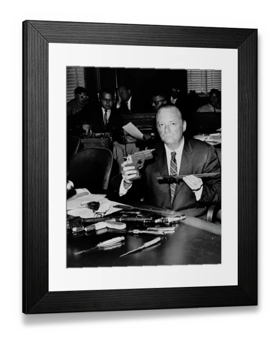 Framed Print : Supreme Court Justice With Weapons Framed Print : Supreme Court Justice With Weapons