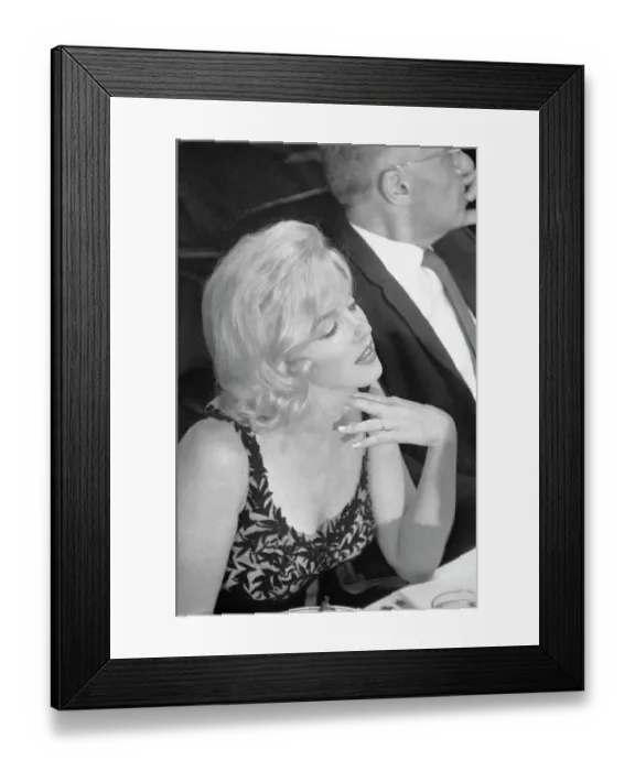 Framed Print : Marilyn Monroe Listening Framed Print : Marilyn Monroe Listening