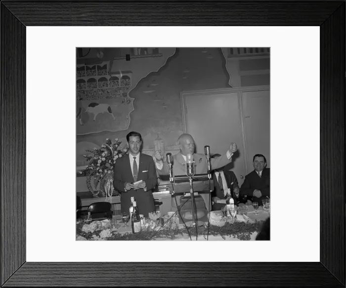 Framed Print : Nikita Khrushchev Framed Print : Nikita Khrushchev